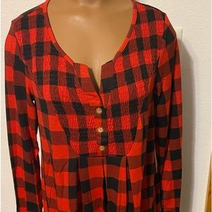 Simier Fariry Faux Flannel Legging Baby Doll Top M